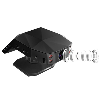 Κάμερα οδήγησης αυτοκινήτου με στήριξη στην κεντρική κονσόλα – βίντεο 1080p, 170° ευρυγώνιος φακός, υποστήριξη TF κάρτας, αποθήκευση 16 ωρών, 30 fps