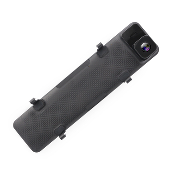 Κάμερα αυτοκινήτου για καθρέφτη οπισθοπορείας με διπλό φακό (εμπρός–πίσω), 2K HD νυχτερινή όραση, 170° γωνία λήψης, κυκλική καταγραφή, οθόνη αφής