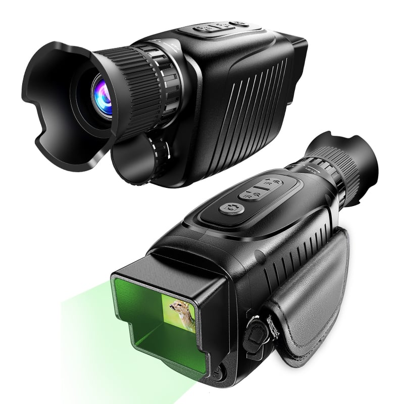 Монокуляр за нощно виждане за открито с инфрачервено виждане и цифров ден-нощ режим | Марка: Neutral | Внос: Не | Оторизиран частен бранд: Да