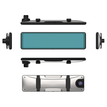 Κάμερα οδήγησης αυτοκινήτου με τρεις φακούς, WiFi, 4K νυχτερινή απεικόνιση, γωνία θέασης 170°, 12MP