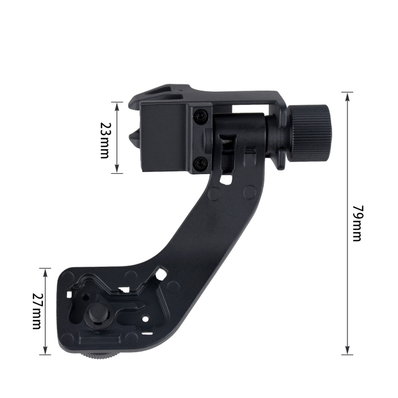 PVS-14 metalni držač noćnog vida s J-Arm adapterom za kacigu - infracrveno noćno vidno, objektiv 8 mm, povećanje 6X-10X, težina 110 g