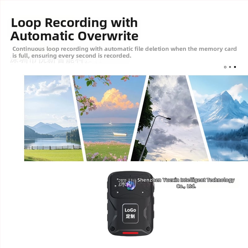 Κάμερα φορετή στο στήθος για καταγραφή εργασίας με νυχτερινή όραση, 8x οπτικό zoom, CMOS αισθητήρας, LCD 2.0, στερεοφωνικό μικρόφωνο