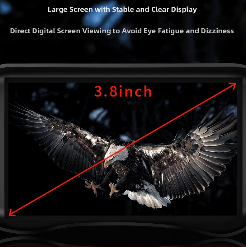 Binokulár s nočným videním pre vonkajšie použitie, deň a noc, 4K HD, vysoké zväčšenie