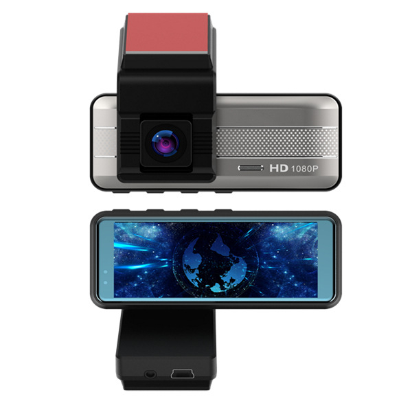Dash kamera s dvostrukim objektivom, 1080p, 160° široki kut, Wi-Fi, noćno snimanje