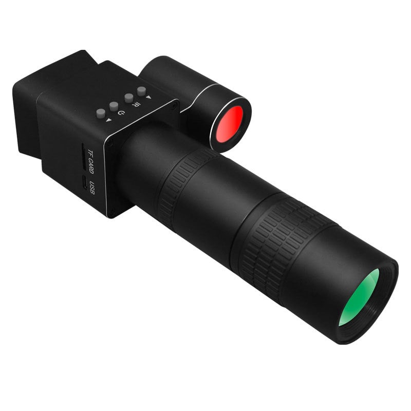 Infracrveni zoom monokular za noćni vid s zaslonom, 8–24x, 30 mm objektiv, domet 350 m, težina 350 g