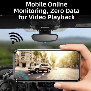 Nova 4K dash kamera od 10 inča s noćnim vidom, glasovnim upravljanjem, ADAS sustavom za izbjegavanje sudara i povezivanjem s mobitelom