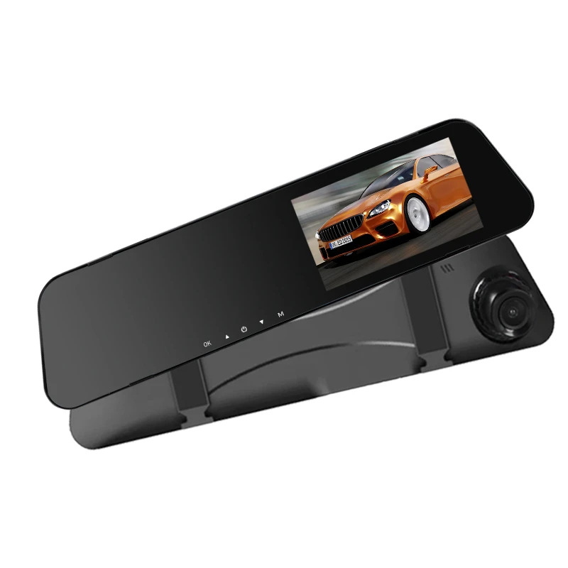 Dvostruka automobilska kamera s dodirnim zaslonom, prednje i stražnje snimanje, 1080p, 170° kut gledanja, Wi-Fi