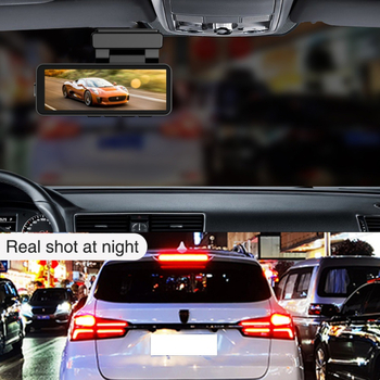 4K dash cam s prednjim i stražnjim snimanjem, 170° široki kut, noćni vid, Wi‑Fi