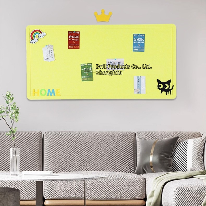 Prispôsobená filcová tabuľa na stenu – Xiao jia, polyesterové vlákno, moderný štýl, rytina