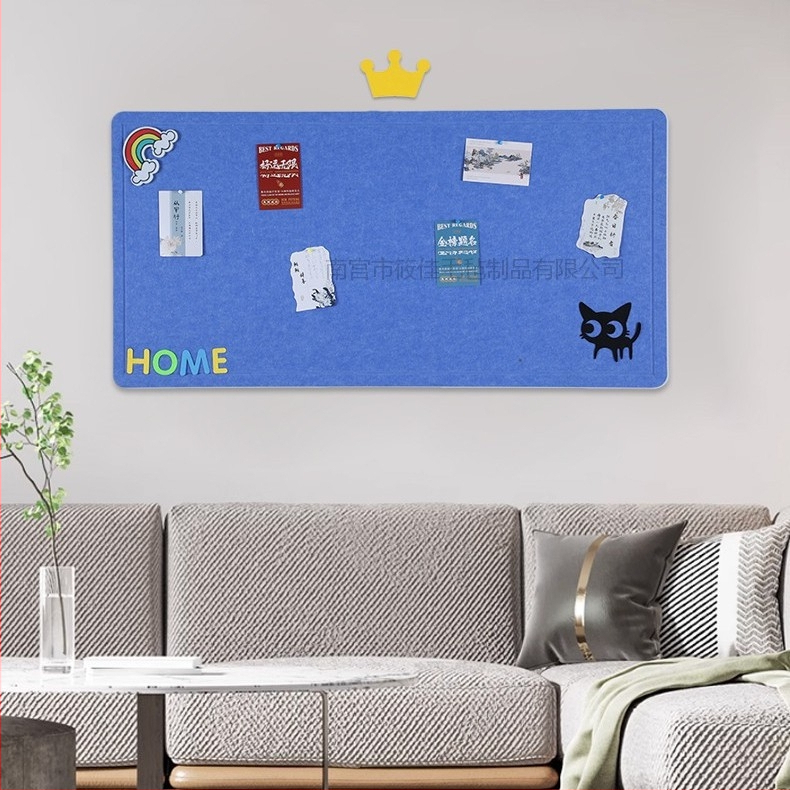 Prispôsobená filcová tabuľa na stenu – Xiao jia, polyesterové vlákno, moderný štýl, rytina