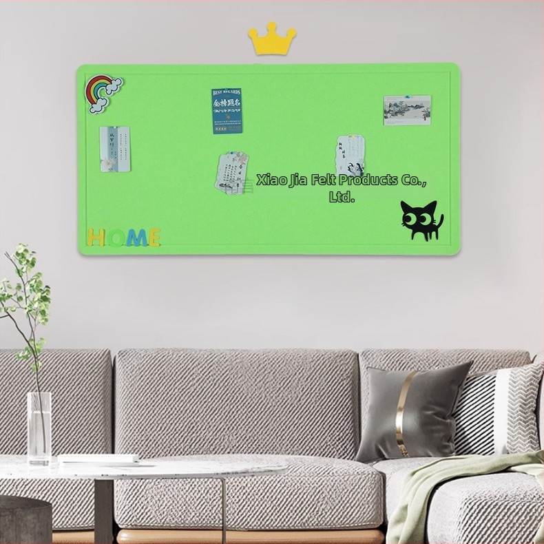 Prispôsobená filcová tabuľa na stenu – Xiao jia, polyesterové vlákno, moderný štýl, rytina