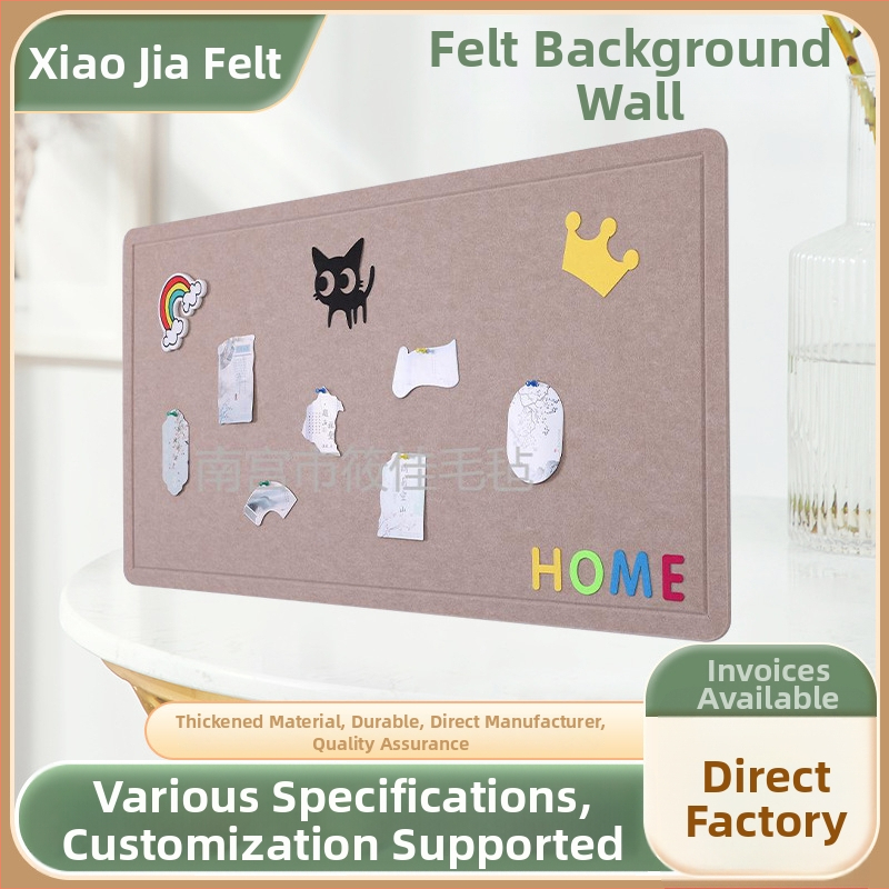 Prispôsobená filcová tabuľa na stenu – Xiao jia, polyesterové vlákno, moderný štýl, rytina