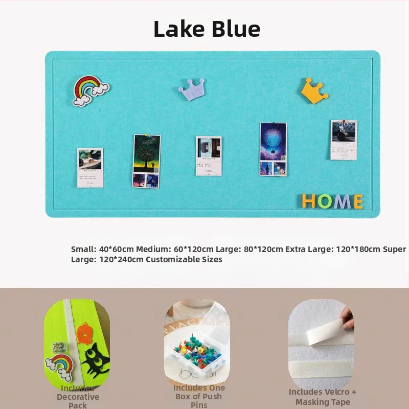 Prispôsobená filcová tabuľa na stenu – Xiao jia, polyesterové vlákno, moderný štýl, rytina