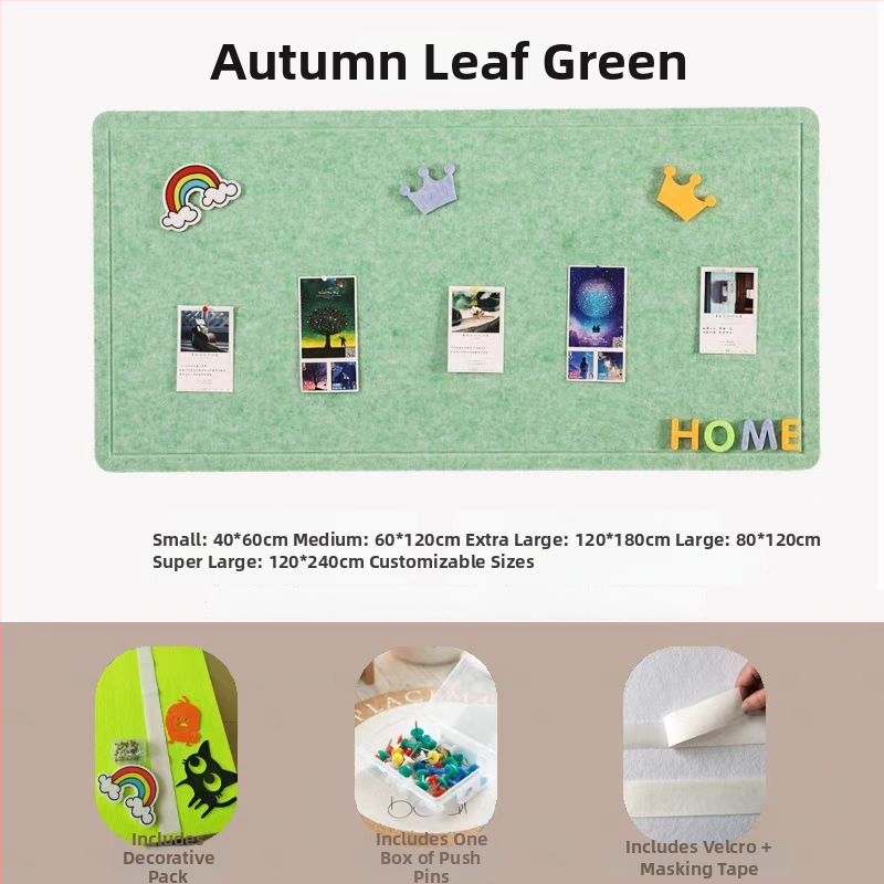 Prispôsobená filcová tabuľa na stenu – Xiao jia, polyesterové vlákno, moderný štýl, rytina