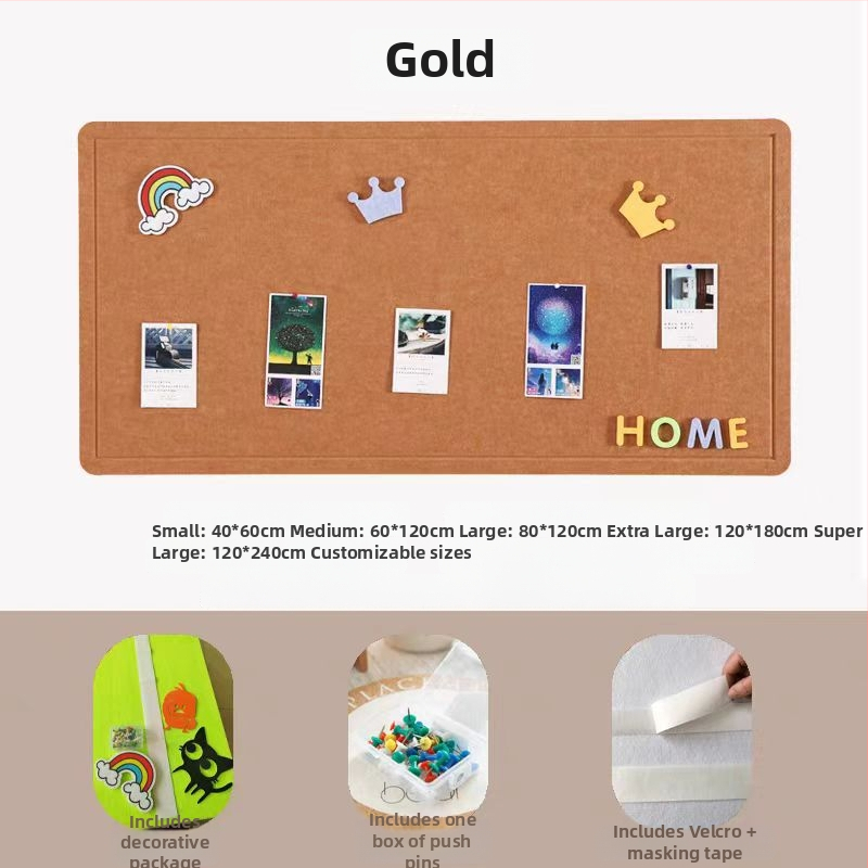 Prispôsobená filcová tabuľa na stenu – Xiao jia, polyesterové vlákno, moderný štýl, rytina