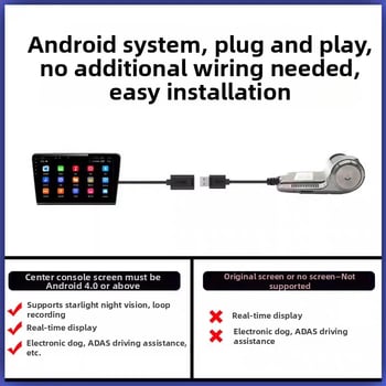 1080P HD automobil DVR s Android navigacijom i USB-om