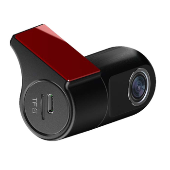 DVR αυτοκινήτου 1080P HD, ευρυγώνιος 140°, κυκλική καταγραφή, USB διασύνδεση, τοποθέτηση στο μπροστινό παρμπρίζ, χωρίς οθόνη