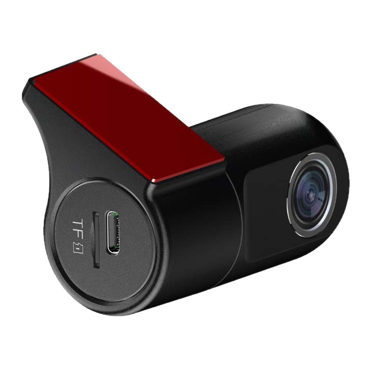 DVR αυτοκινήτου 1080P HD, ευρυγώνιος 140°, κυκλική καταγραφή, USB διασύνδεση, τοποθέτηση στο μπροστινό παρμπρίζ, χωρίς οθόνη