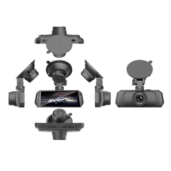 Autos DVR s prednjim i stražnjim snimanjem, 1080p, kut gledanja 140°, ciklično snimanje, USB/AV sučelje