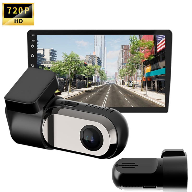 Dash kamera za prednje staklo: 140° široki kut, 720p video, otvor F1.8, ciklično snimanje, Android-kompatibilan