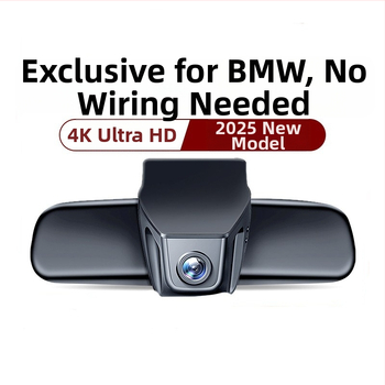 Κάμερα καταγραφής BMW σειράς — 4K εμπρός και πίσω διπλή καταγραφή, ασύρματη εγκατάσταση, 170° ευρυγώνιος, Wi-Fi, νυχτερινή όραση