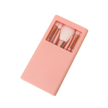 Boran 5-dijelni set četkica za šminku — najlon vlakna, plastične drške, u kutiji, prenosno, ukupna duljina 13,5 cm