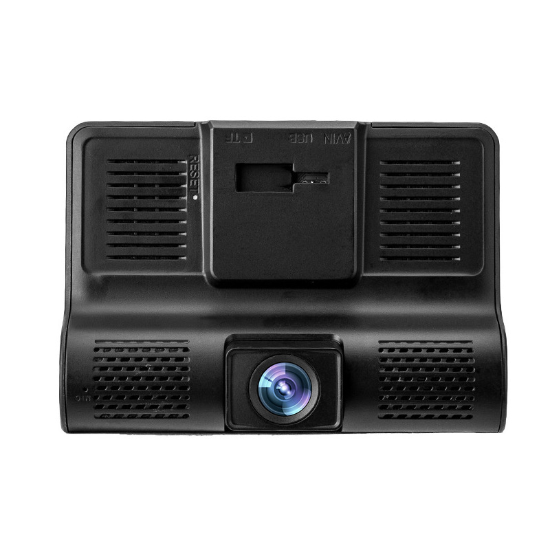 Dashcam s tri objektiva, 1080p, 170° vidni kut, petlja snimanja, Wi‑Fi