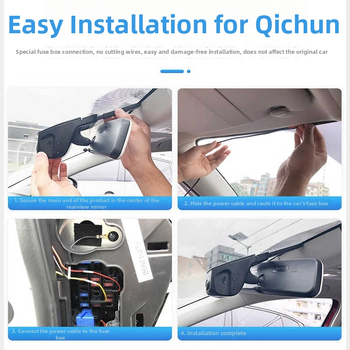 Dash cam dvostruka kamera sprijeda i straga za modele D60Ev, T60, T70, Big V, T90 i Venucia Star VX6