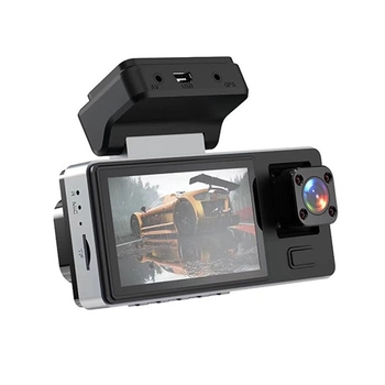 Κάμερα οδήγησης με τρεις φακούς, 1080p νυχτερινή όραση, Wi‑Fi, κυκλική καταγραφή, 150° ευρυγώνιο