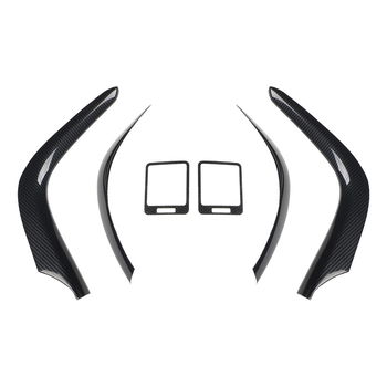 Decal interior din plastic Mahamuzhen pentru ventilarea aerului și întrerupătorul geamului, model 07-13 Toyota Corolla, personalizare disponibilă