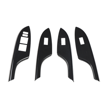 Decal interior din plastic Mahamuzhen pentru ventilarea aerului și întrerupătorul geamului, model 07-13 Toyota Corolla, personalizare disponibilă