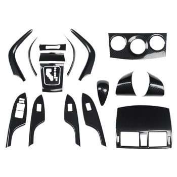 Decal interior din plastic Mahamuzhen pentru ventilarea aerului și întrerupătorul geamului, model 07-13 Toyota Corolla, personalizare disponibilă