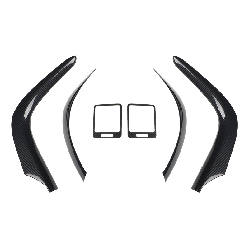 Decal interior din plastic Mahamuzhen pentru ventilarea aerului și întrerupătorul geamului, model 07-13 Toyota Corolla, personalizare disponibilă