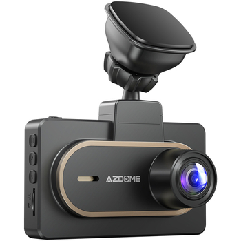 AZDOME dvostruka kamera za automobil M27S, 2K HD širokokutna, nadzor parkiranja i povratna slika, Wi-Fi, GPS