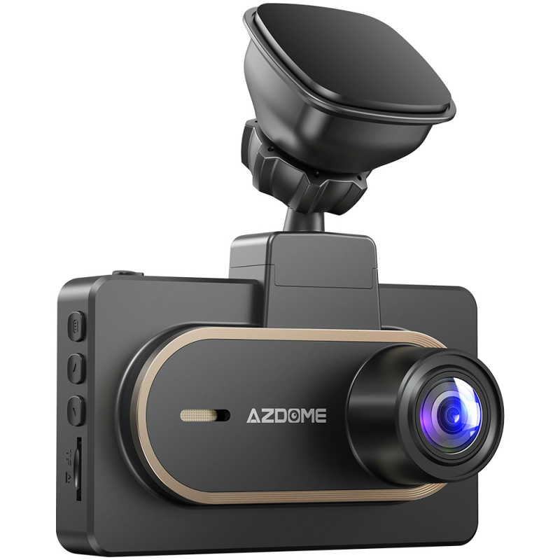 AZDOME dvostruka kamera za automobil M27S, 2K HD širokokutna, nadzor parkiranja i povratna slika, Wi-Fi, GPS