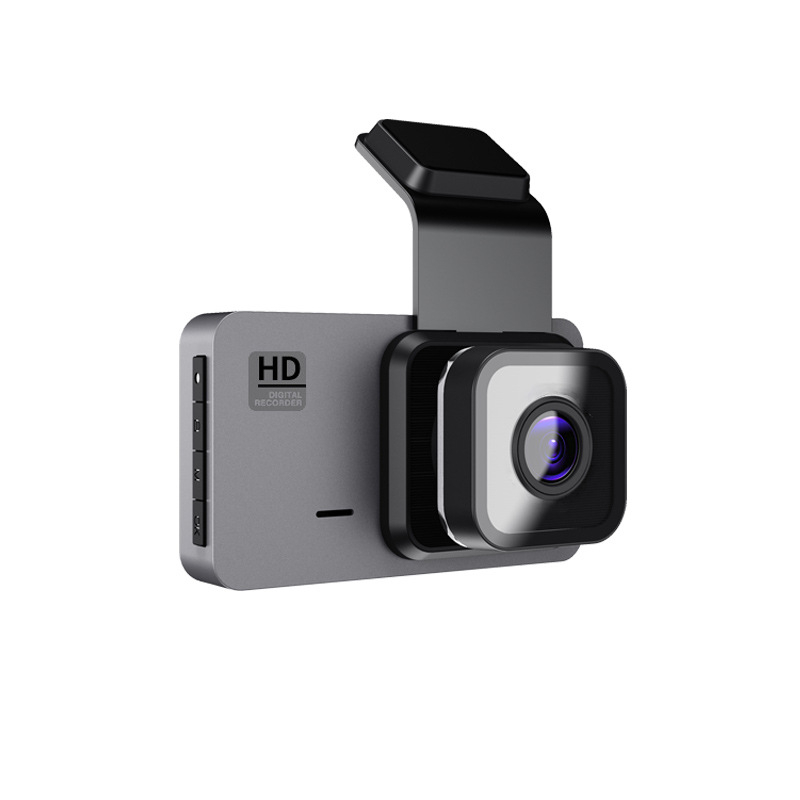 DVR auto cu GPS, obiectiv dual, unghi de vizualizare 140°, suport până la 128GB TF card, înregistrare în buclă