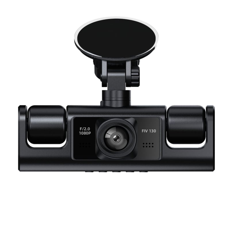 Dashcam s četiri leće, sinkronizirani prikaz četiri kanala, HD noćni prikaz i panoramska slika za vožnju unatrag