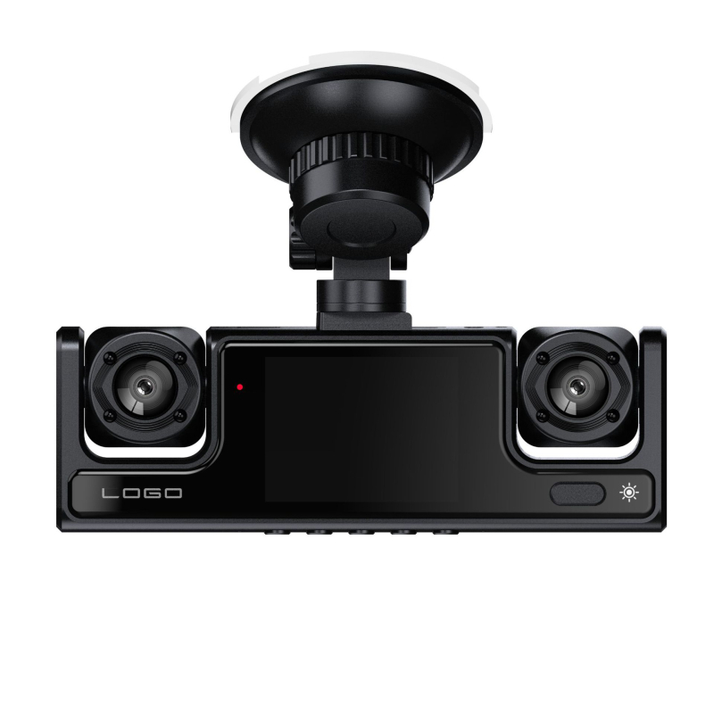 Dashcam s četiri leće, sinkronizirani prikaz četiri kanala, HD noćni prikaz i panoramska slika za vožnju unatrag