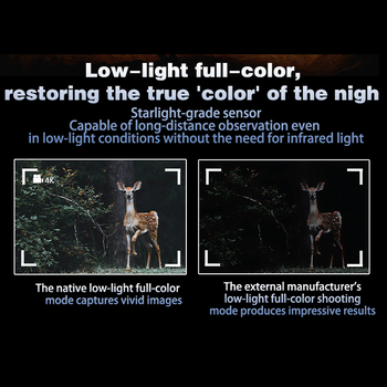 Telespectiv cu viziune infraroșie de noapte cu înregistrare 4K – mărire 6x–10x, diametrul obiectivului 25 mm, distanța de vizualizare 600 m, model Z096