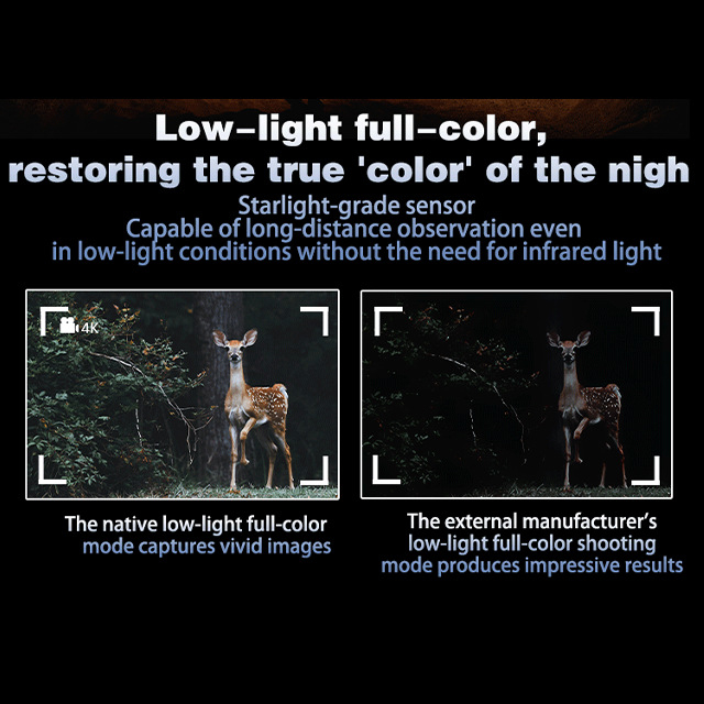 Telespectiv cu viziune infraroșie de noapte cu înregistrare 4K – mărire 6x–10x, diametrul obiectivului 25 mm, distanța de vizualizare 600 m, model Z096