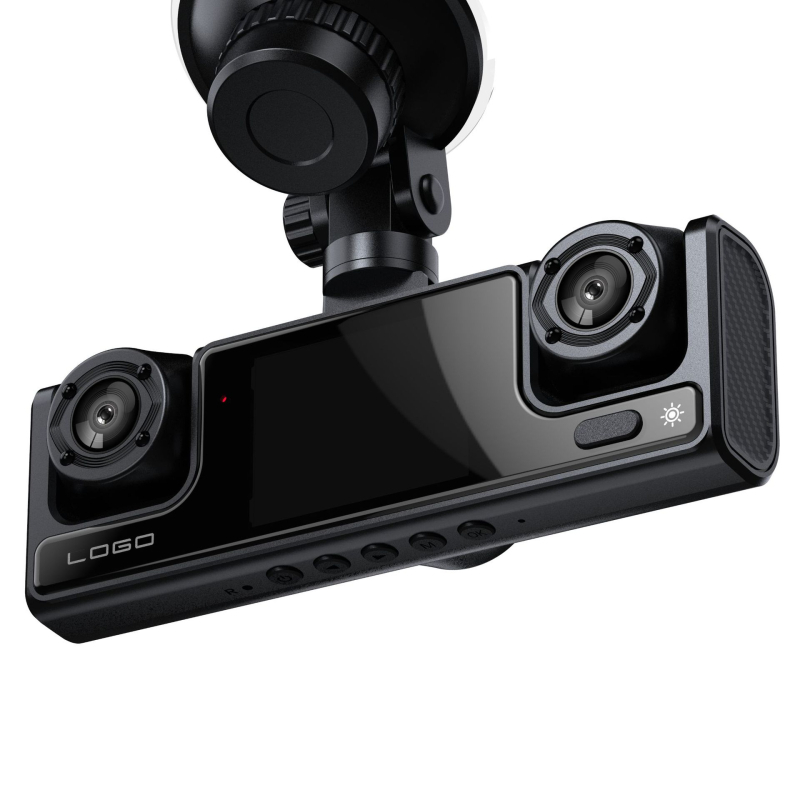 4-lenska C309 kamera za automobil, 1080p HD video, istodobno snima prednju, unutarnju i stražnju kameru, podrška za više jezika