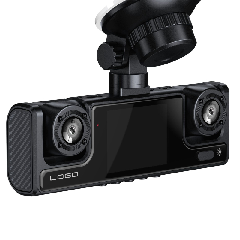4-lenska C309 kamera za automobil, 1080p HD video, istodobno snima prednju, unutarnju i stražnju kameru, podrška za više jezika
