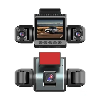 Κάμερα αυτοκινήτου τεσσάρων φακών - 1080P υπέρυθρη νυχτερινή όραση, Wi‑Fi, 140° ευρυγώνιο