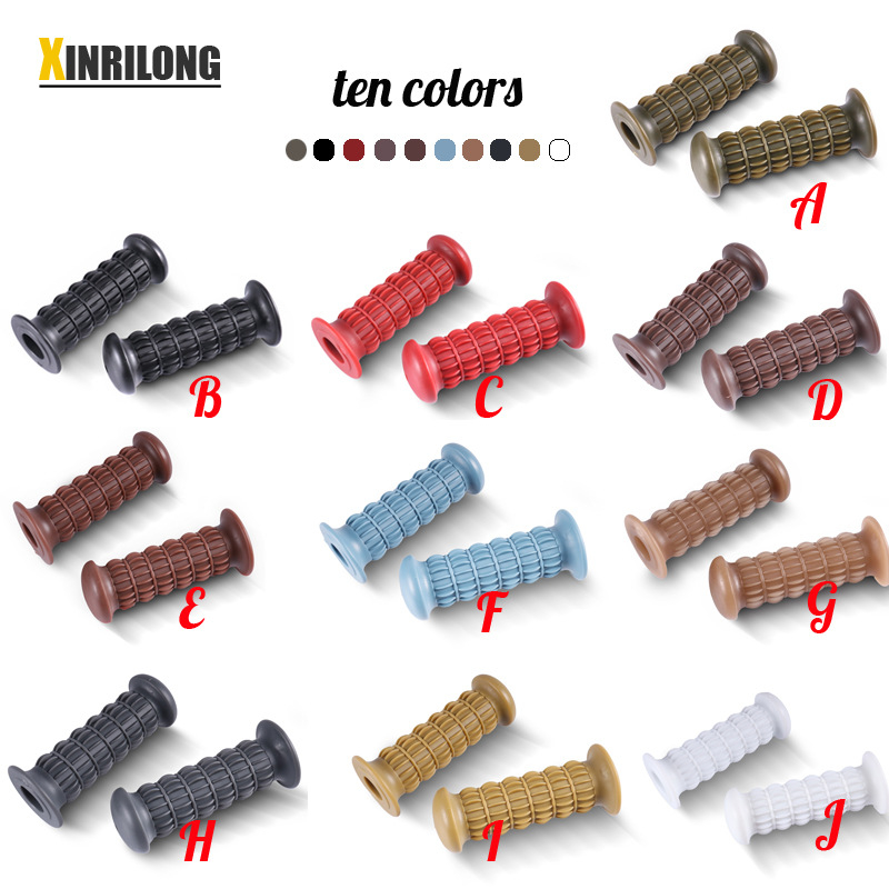 Capac de ghidon pentru motocicletă din cauciuc ecologic, Brand New Rilong, Stil Knight Armor, Procesare personalizabilă