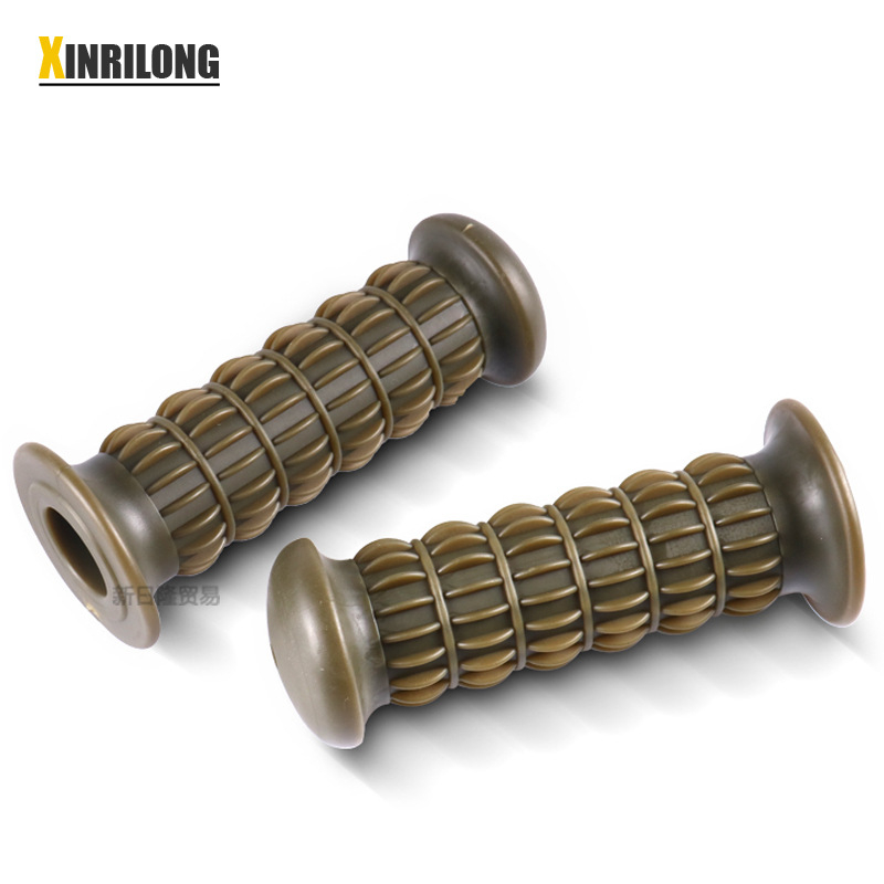 Capac de ghidon pentru motocicletă din cauciuc ecologic, Brand New Rilong, Stil Knight Armor, Procesare personalizabilă