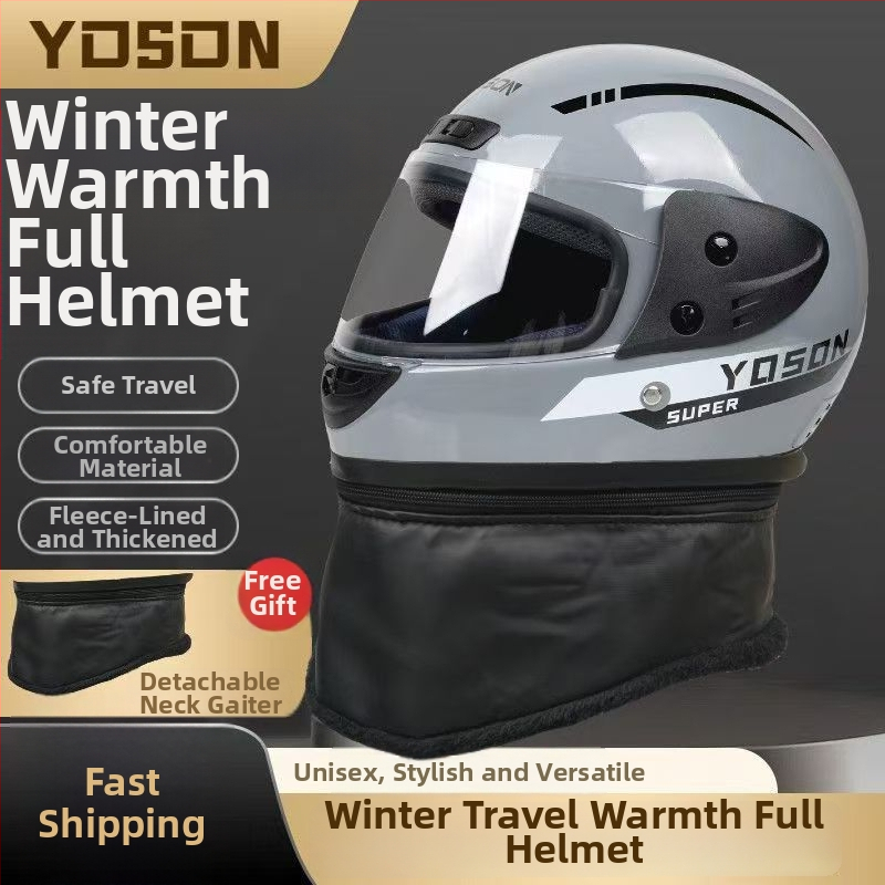 Κράνος full-face για ηλεκτρικά δίκυκλα, κατασκευή από πολυπροπυλενίου, χειμερινή χρήση, για ενηλίκους, πιστοποιημένο σύμφωνα με εταιρικά πρότυπα