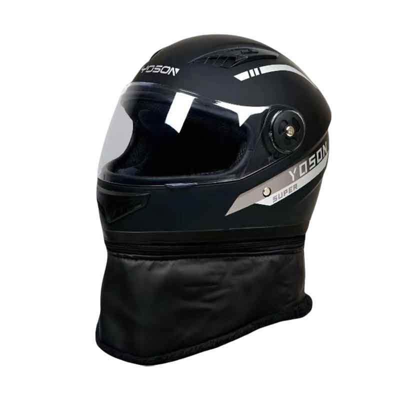 Κράνος full-face για ηλεκτρικά δίκυκλα, κατασκευή από πολυπροπυλενίου, χειμερινή χρήση, για ενηλίκους, πιστοποιημένο σύμφωνα με εταιρικά πρότυπα