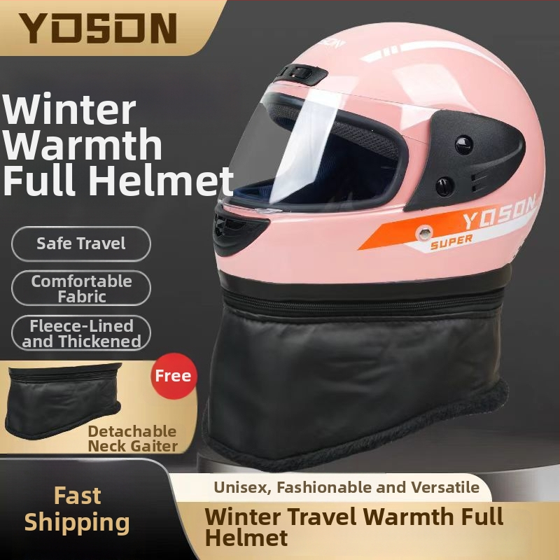 Κράνος full-face για ηλεκτρικά δίκυκλα, κατασκευή από πολυπροπυλενίου, χειμερινή χρήση, για ενηλίκους, πιστοποιημένο σύμφωνα με εταιρικά πρότυπα