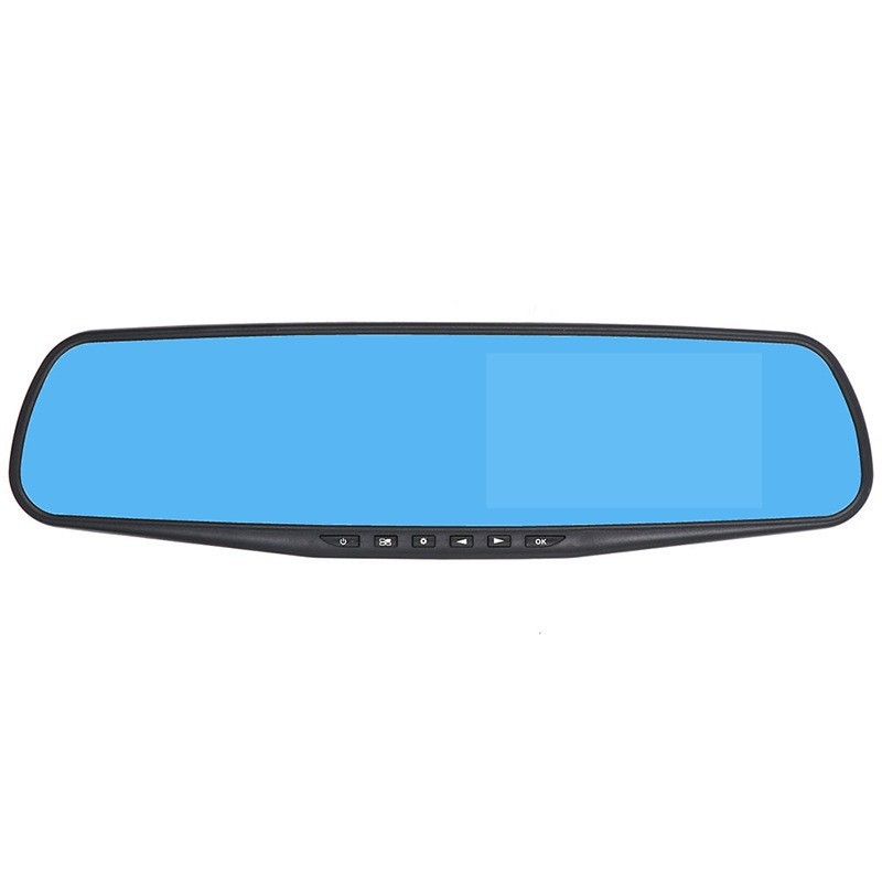 Видеорегистратор с нощно виждане, преден и заден запис, 1080P, 170° широк ъгъл, 3,5-инчов тъч екран, WiFi