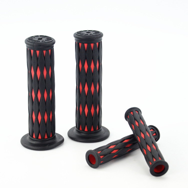 Σετ γκριπ μοτοσικλέτας, καουτσούκ, τετράμερο, FLD, προσαρμοσμένη επεξεργασία